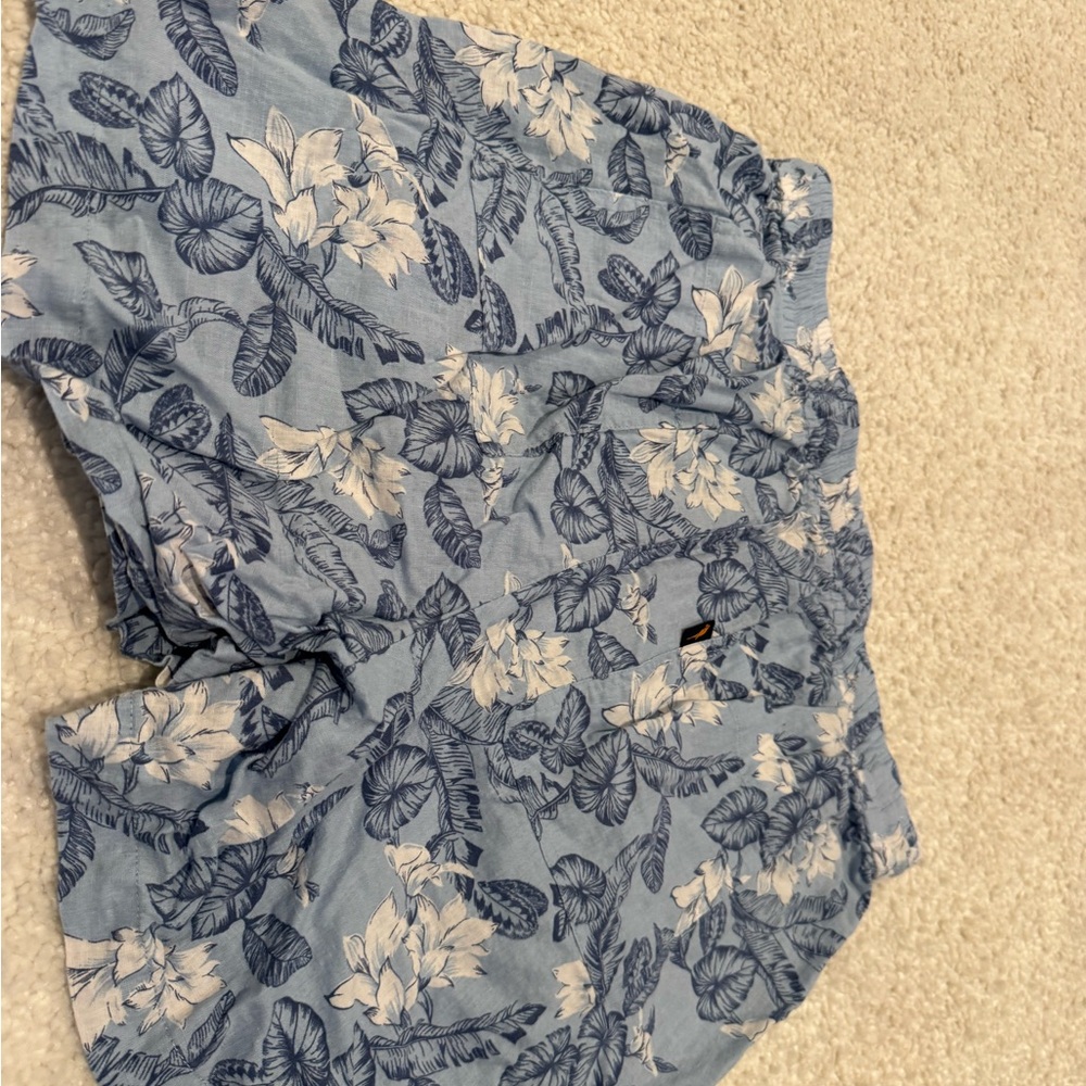 Margaritaville Light Blue Floral Women's Shorts